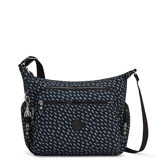 Kipling Gabbie Printed Crossbodytassen Zwart | België 2054BE